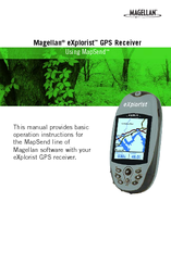Magellan eXplorist - Hiking GPS Receiver Operation Instructions Manual
