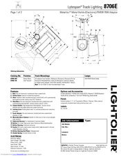 Lightolier Lytespan 8706E Specification