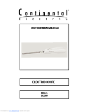 Continental Electric CE22881 Instruction Manual