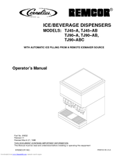 Cornelius Remcor TJ45-AB Operator's Manual