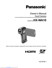 Panasonic HX-WA10A Owner's Manual