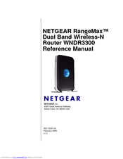 Netgear RANGEMAX WNDR3300 Reference Manual