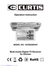 Curtis KCR2620DUK Operation Instruction Manual