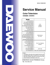 Daewoo DTQ-14V1/V3/V5FSG Service Manual