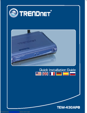 TRENDnet TEW430A Quick Installation Manual