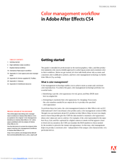 Adobe 65008009 - After Effects CS4 Technical Paper