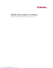 Mcafee PASCDE-AB-IA - Policy Auditor For Servers Product Manual