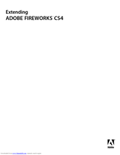 Adobe Fireworks CS4 Extended User Manual