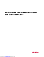 McAfee TEECDE-AA-AA - Total Protection For Endpoint Evaluator Manual