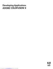 Adobe 38043740 - ColdFusion Standard - Mac Development Manual