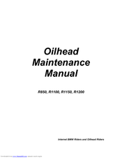 Bmw R850 Maintenance Manual