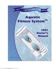 Dimension One Spas AQUATIC FITNESS SYSTEM 2003 Owner's Manual