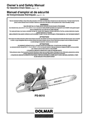 Dolmar PS-9010 Owner's And Safety Manual