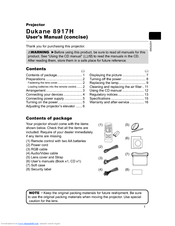 Dukane 8917H User Manual