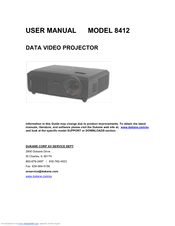 Dukane 8412 User Manual