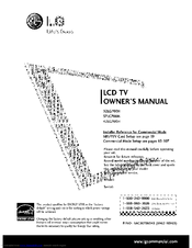 LG 42700H - 42INCH CLASSHDTV Technical Manual