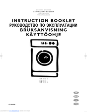 Electrolux EWS 1046 Instruction Booklet