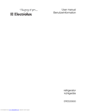 Electrolux ERES35800W User Manual