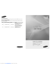 Samsung LN40C550J1F User Manual