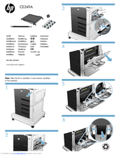 Hp CP4525n - Color LaserJet Enterprise Laser Printer Install Manual
