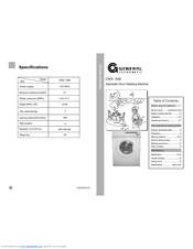 General Technomatic ONX-996 User Manual