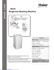 Haier RS35 User Manual