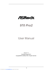 ASRock 970 Pro2 User Manual