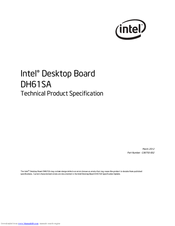 Intel DH61SA Specification