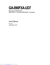 Gigabyte GA-890FXA-UD7 User Manual