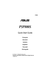 Asus P5P800S Quick Start Manual