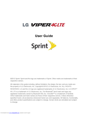 LG Viper LS840 Owner's Manual