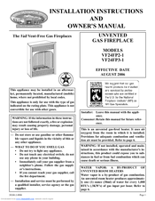 Empire Comfort Systems VF24FP3-1 Installation Instructions And Owner's Manual