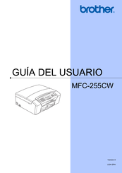 Brother MFC 255CW Guías Del Usuario Manual