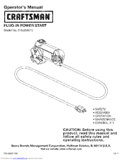 Craftsman 316.859510 Operator's Manual