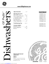 GE Profile PDW9200 Series Owner's Manual