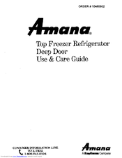 Amana 10480902 Use & Care Manual