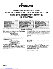 Amana ATB1932MRB00 Use & Care Manual