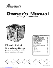 Amana ARTSC8651 Owner's Manual