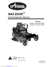 Ariens Max Zoom 2560 Owner's/Operator's Manual