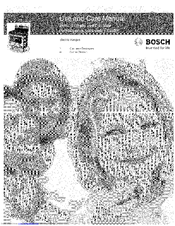 Bosch HES3053U-02 Use And Care Manual