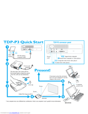 Toshiba TDP-P3 Quick Start Manual