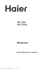 Haier HR-135AS Instructions Pour L' Emploi Manual
