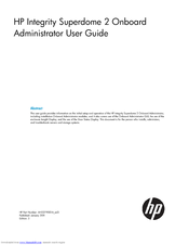Hp Integrity Superdome 2 User Manual