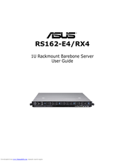 Asus RS162-E4 RX4 User Manual
