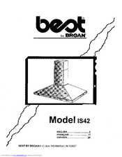 Broan Best IS42 Owner's Manual