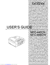 Brother MFC-440CW User Manual