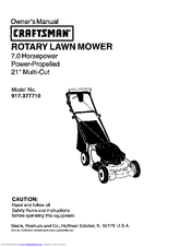 Craftsman 917.377710 Owner's Manual