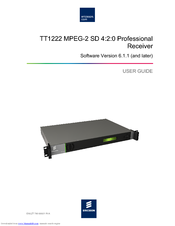 Ericsson TT1222 MPEG-2 SD 4:2:0 User Manual