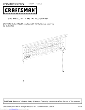 Craftsman F1726 Operator's Manual