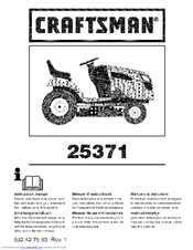 Craftsman 25371 Instruction Manual